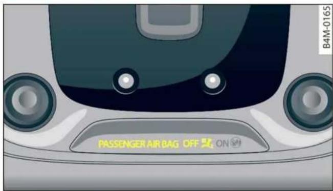 B4M-0165 PASSENGER AIR BAG OFF ON