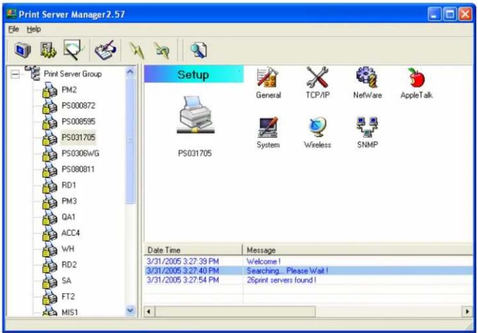 Edimax PS-1206P - Search for All Available Print Server - 1