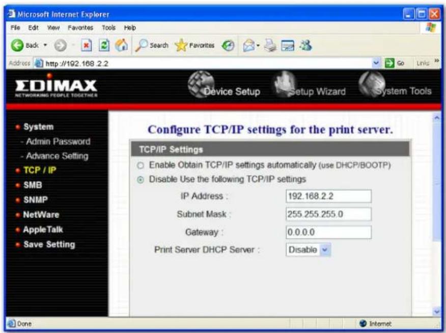Edimax PS-1206P - TCP/IP - 1