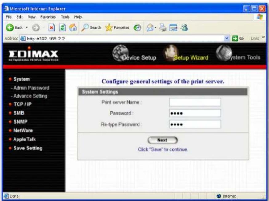 Edimax PS-1206P - System - 1