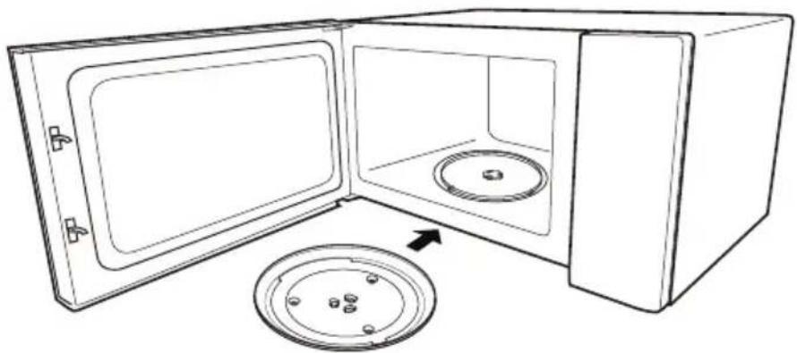 GORENJE BMI251SG3BG - Встановлення поворотного підноса - 1