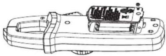 Uni-T UT-203R - Batteriewechsel - 1