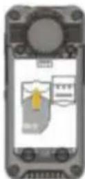 JCB ToughPhone TP802 - Inserting the SIM card - 1