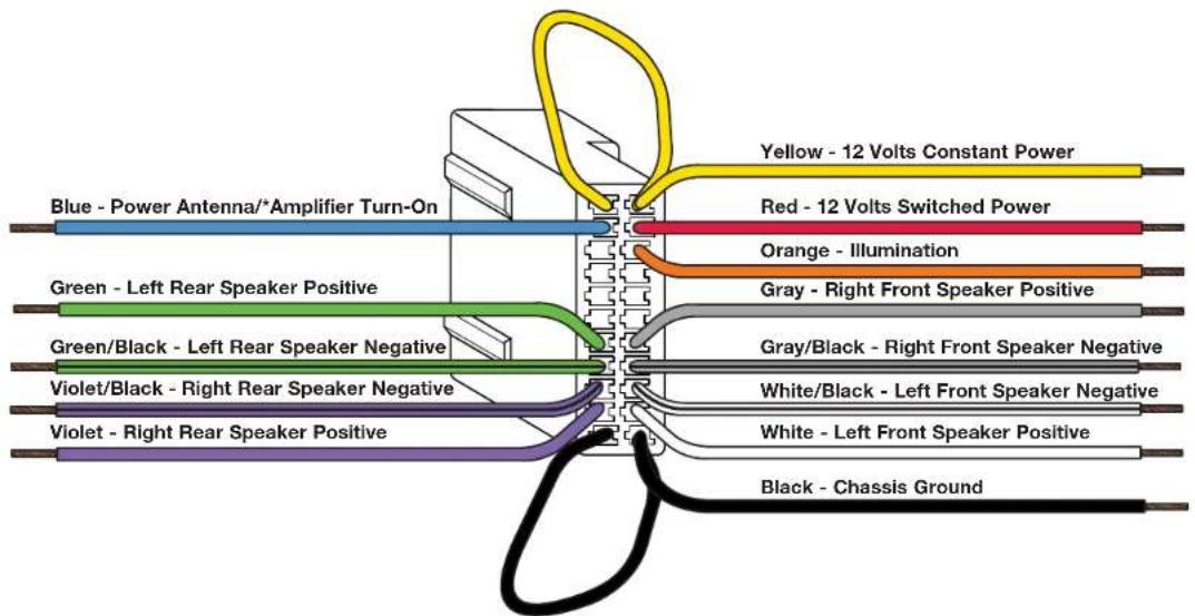 Metra 70-6502 - STEP 1 -- MATCH & CONNECT WIRES - 1