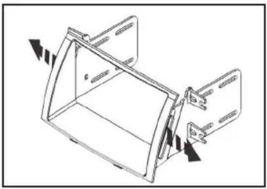 Metra 95-7340B - DDIN / STACKED ISO DIN HEAD UNIT PROVISION - 1