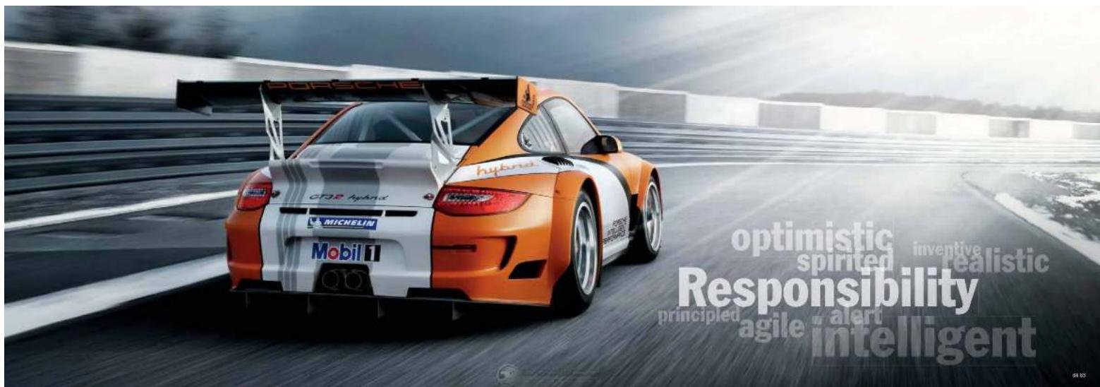 PORSCHE GTSE hybrid hybrid MICHELIN Mobil 11 optimistic spirited inventive realistic Responsibility principled agile alert intelligent 04 US