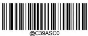 Newland FM3080 Hind - Enable/Disable Code 39 Full ASCII - 1