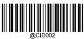 Newland FM3080 Hind - Restore the default Code IDs of all symbologies: - 1