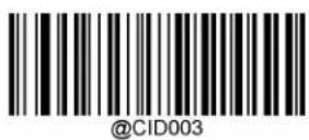 Newland FM3080 Hind - Restore the default Code IDs of all symbologies: - 2