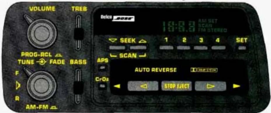 CHEVROLET Camaro (1993) - Comfort Controls & Audio Systems - 1