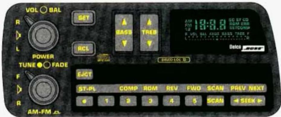CHEVROLET Camaro (1993) - Noise Reduction (Delco/Bose System) - 1