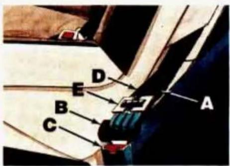CHEVROLET Camaro (1993) - CAUTION: - 4