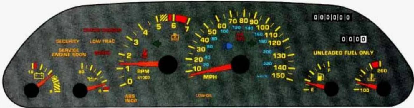 CHEVROLET Camaro (1993) - Instrument Panel - 1