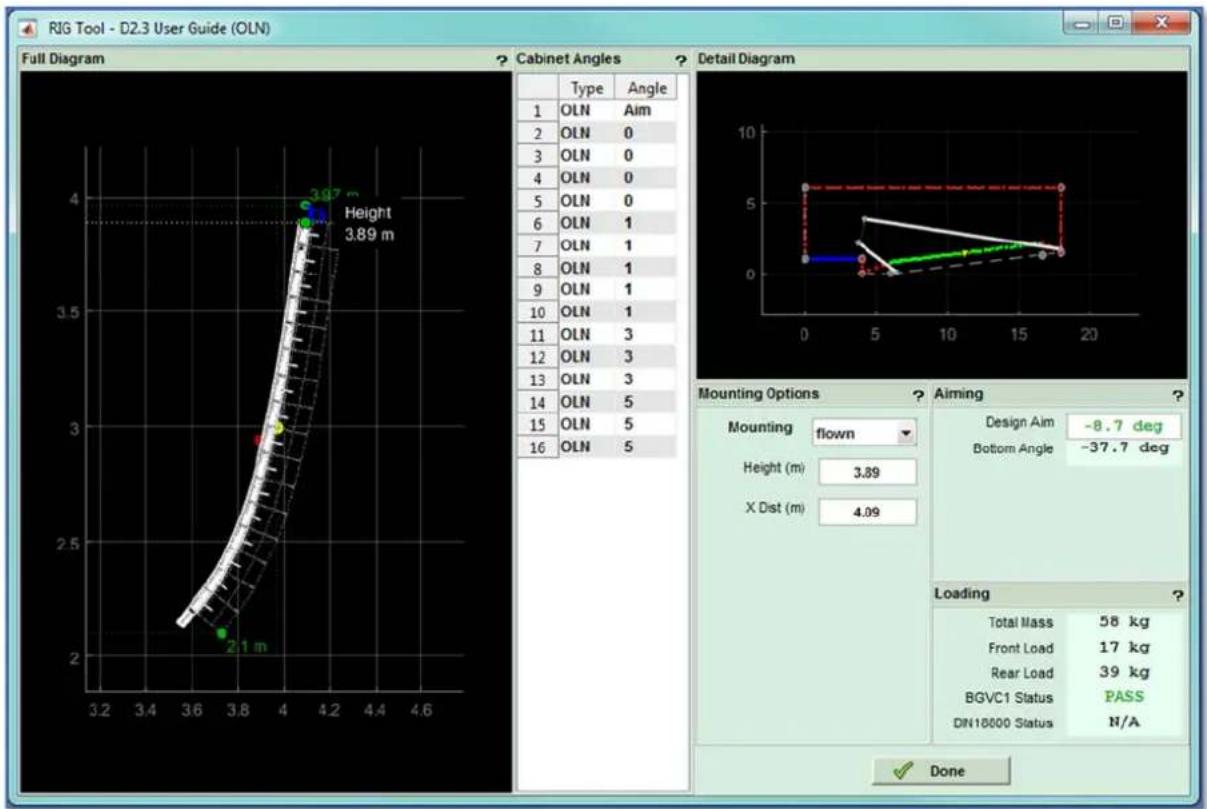 Martin Audio Display 2.3 - Flown arrays - 1