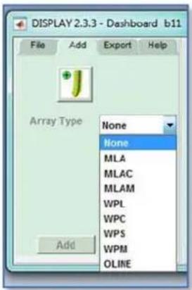 Martin Audio Display 2.3 - Click on the icon to add your array - 1