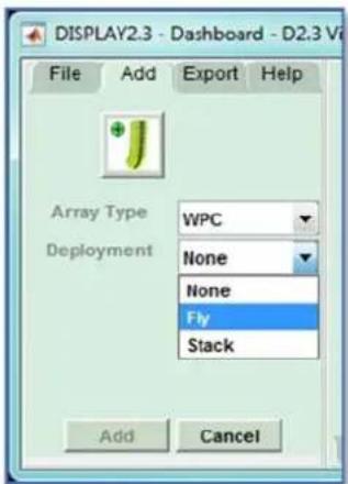 Martin Audio Display 2.3 - Click on the icon to add your array - 2