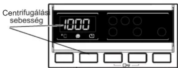 Centrifugálás sebesség 1000