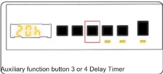 20h Auxiliary function button 3 or 4 Delay Timer