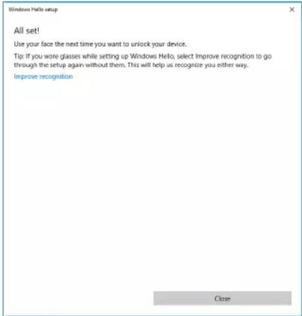 DELL UltraSharp U3223QZ - Setting up Windows Hello - 5