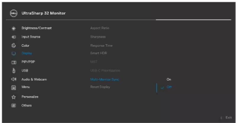 DELL UltraSharp U3223QZ - NOTE: MMS is not supported over HDMI interface. - 2
