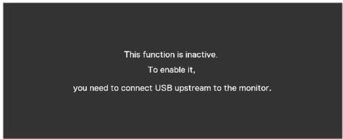 DELL UltraSharp U3223QZ - OSD warning messages - 11