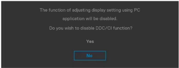 DELL UltraSharp U3223QZ - OSD warning messages - 2