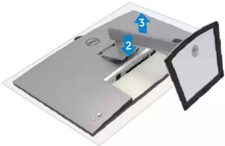 DELL UltraSharp U3223QZ - Removing the monitor stand - 3
