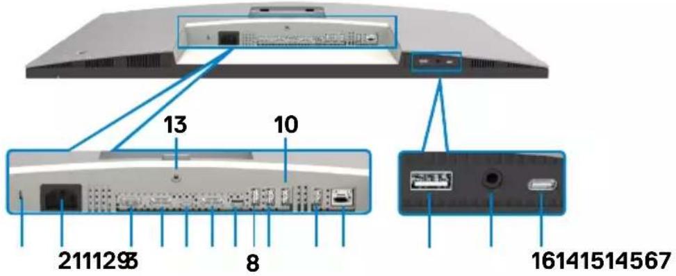 DELL UltraSharp U3223QZ - Bottom view - 1