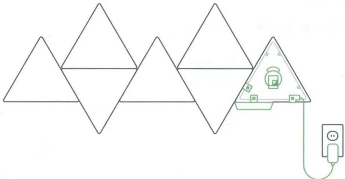 Nanoleaf NL47-7003TW-7PK - Triangles | Smarter Kit - 3