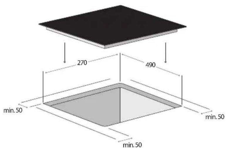 Concept IDV1430 - Follow the following instruction during installation: - 1