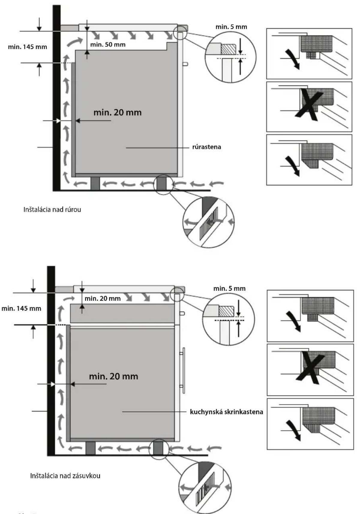Concept IDV1460 - Pri inštalácii prístroja dodržujte nasledovný postup: - 2