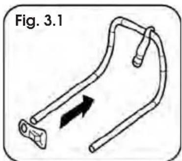 Fieldmann FZR 2021-E - INSTALLING THE HANDLE - 1