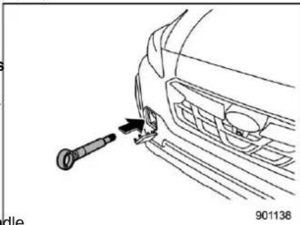SUBARU Crosstrek Premium (2023) - ▼ Front towing hook - 2