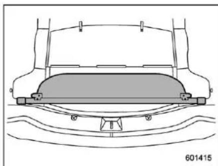 SUBARU Crosstrek Premium (2023) - ■ To remove the cover housing ■ Stowage of the cargo area cover - 3