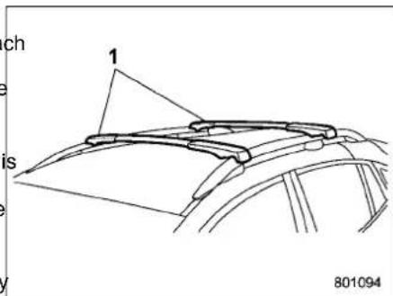SUBARU Crosstrek Premium (2023) - ■ Roof rail - 1