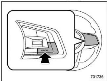SUBARU Crosstrek Premium (2023) - ■ To temporarily cancel the cruise control - 1