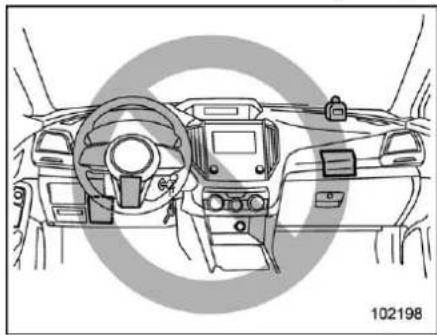 SUBARU Crosstrek Premium (2023) - ■ General precautions regarding SRS airbag system for accessories and any objects - 1
