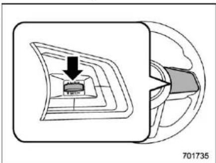 SUBARU Crosstrek Premium (2023) - ▼ To increase the speed (by the "RES/SET" switch) - 3