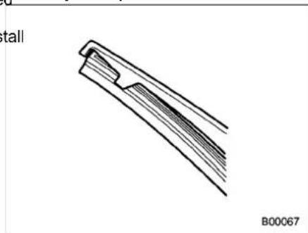 SUBARU Crosstrek Premium (2023) - ■ Rear window wiper blade as sembly - 7