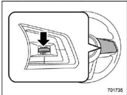 SUBARU Crosstrek Premium (2023) - ▼ To decrease the speed (by brake pedal) - 1