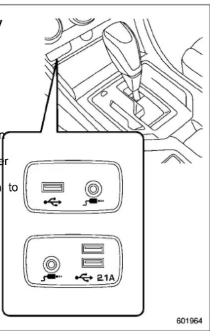 SUBARU Crosstrek Premium (2023) - ■ How to use the USB power supply - 1