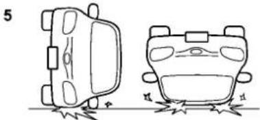 SUBARU Crosstrek Premium (2023) - Examples of the types of accidents in which the SRS side airbag is unlikely to deploy - 5