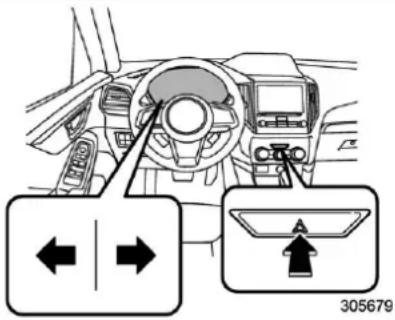 SUBARU Crosstrek Premium (2023) - Hazard warning flasher - 1