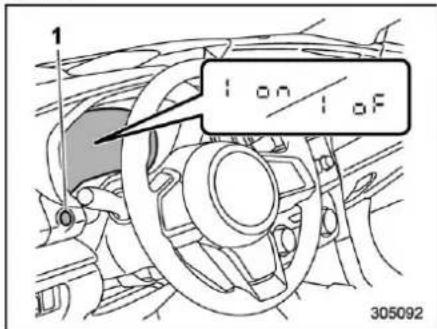 SUBARU Crosstrek Premium (2023) - ▽ Switching method - 1