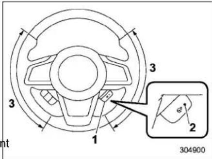 SUBARU Crosstrek Premium (2023) - ■ Heated Steering Wheel system (if equipped) - 1