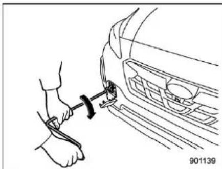 SUBARU Crosstrek Premium (2023) - ▼ Front towing hook - 3