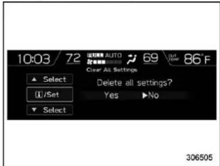 SUBARU Crosstrek Premium (2023) - ∇ Clear setting - 1