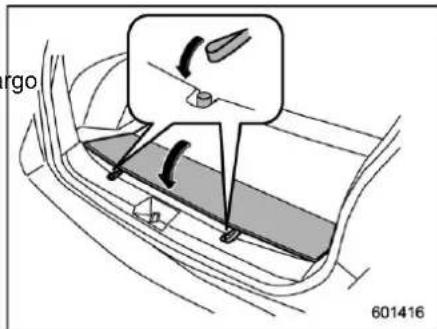 SUBARU Crosstrek Premium (2023) - ■ To remove the cover housing ■ Stowage of the cargo area cover - 4