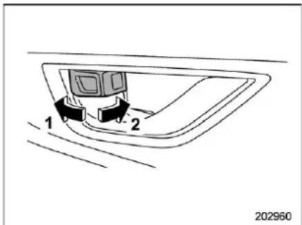SUBARU Crosstrek Premium (2023) - ▼ How to use the lock lever - 1