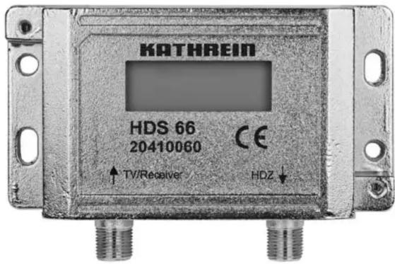 KATHREIN HDS 66 20410060 CE ↑ TV/Receiver HDZ ↓